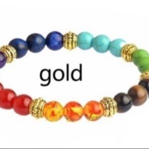 🌷2/$30🌷 NWOT! Natural Stone Chakra Bracelet